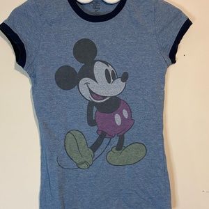 Blue Mickey Mouse Disney T-Shirt